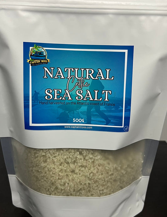 Pure Natural Celtic Sea Salt, Unrefined Essential Mineral Rich