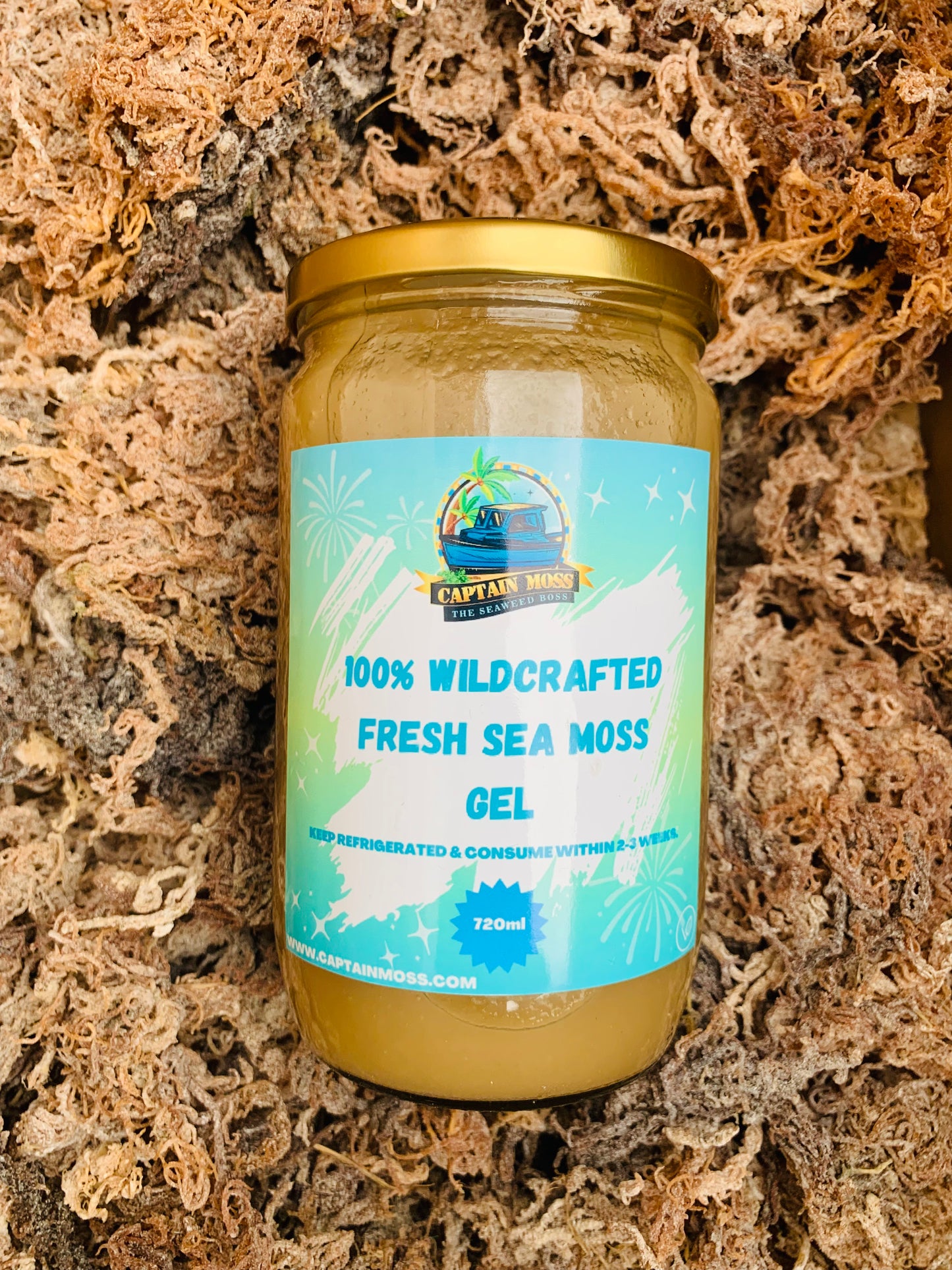 Original, Premium Wildcrafted Sea Moss Gel - 720ml